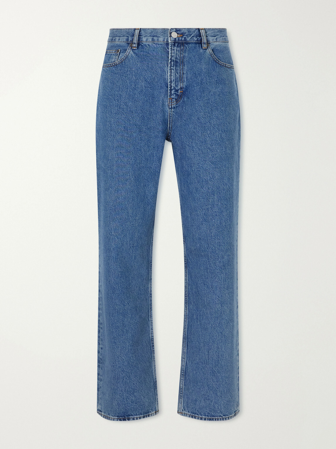 FRAME - The Relaxed Straight-Leg Jeans - Blue