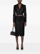 BETTTER Black Cut-Out Skirt Suit
