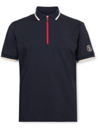 Bogner - Cody Contrast-Tipped Stretch-Jersey Golf Polo Shirt - Blue