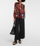 Pucci Printed chiffon blouse