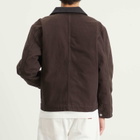 Polar Skate Co. Men's Quilt Lined Cliff Jacket in Chocolate