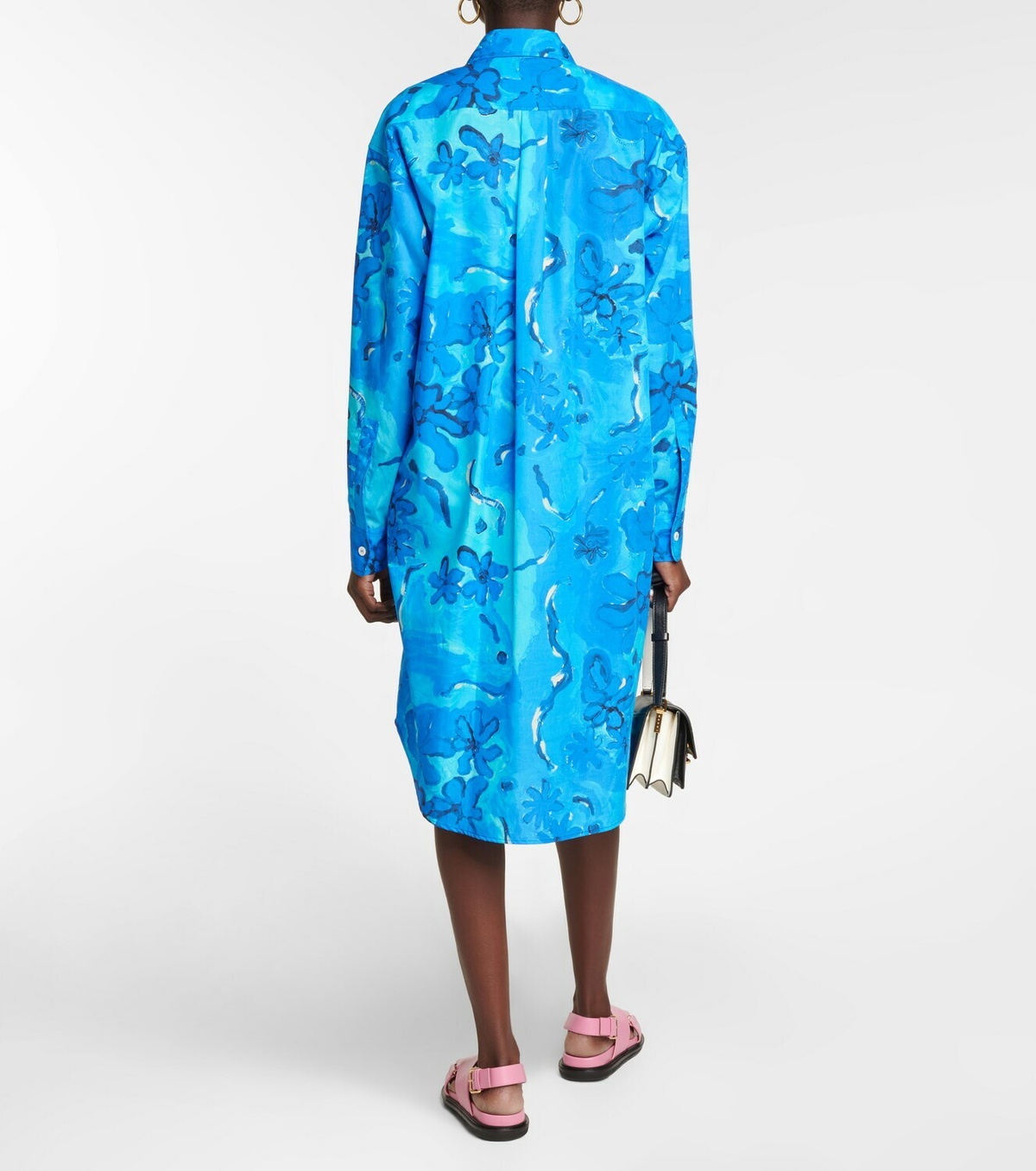 MARNI lace floral spotted dress