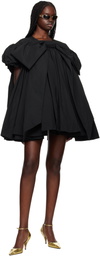 VAQUERA Black Bow Minidress