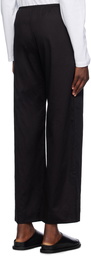 LESET Black Yoko Pocket Trousers