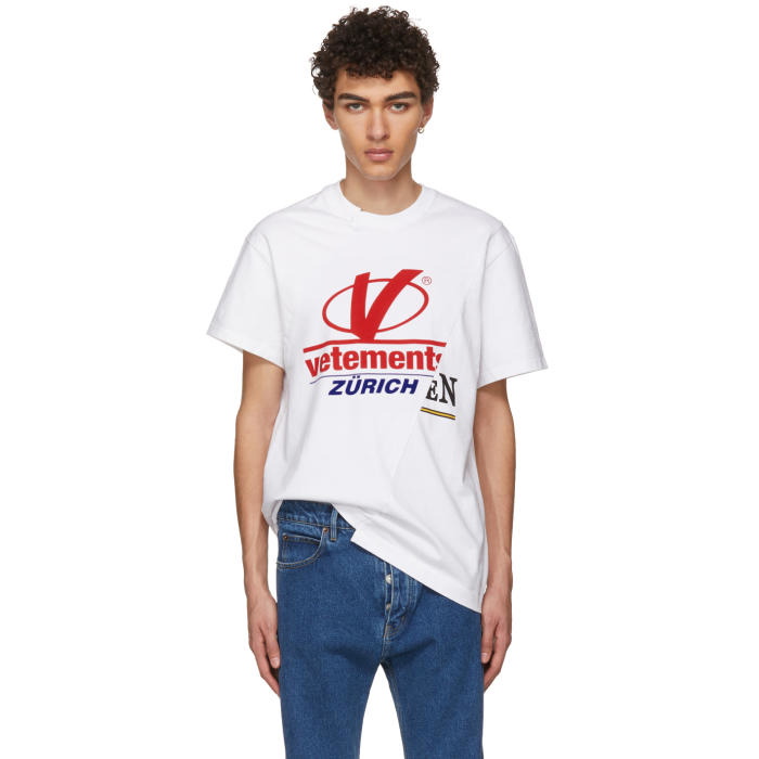 Photo: Vetements White Cut-Up T-Shirt