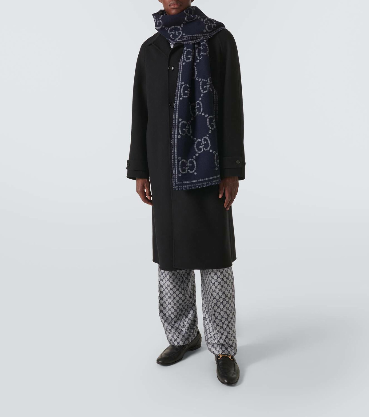 Gucci GG wool scarf