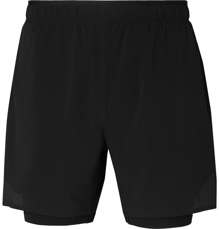 Photo: Reigning Champ - Performance Perforated Shell Shorts - Black