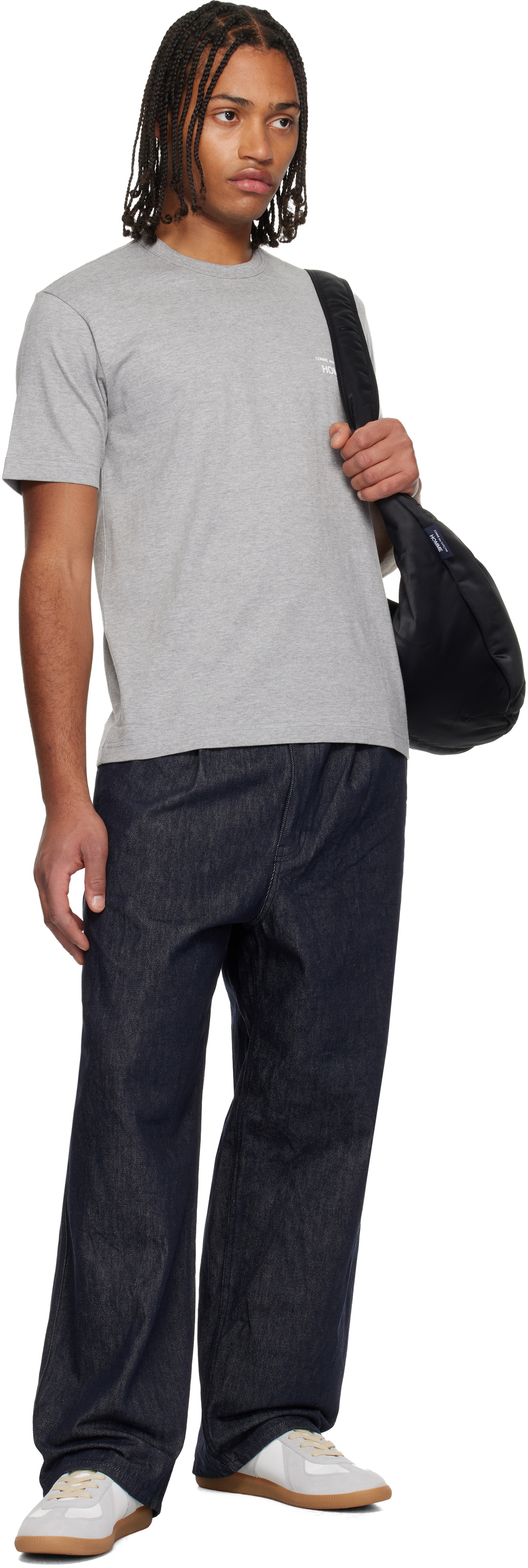 Comme des Garçons Homme Navy Cotton Reactive Denim Jeans
