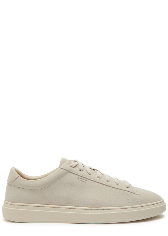 Photo: Boss Kieran Suede Sneakers Off White