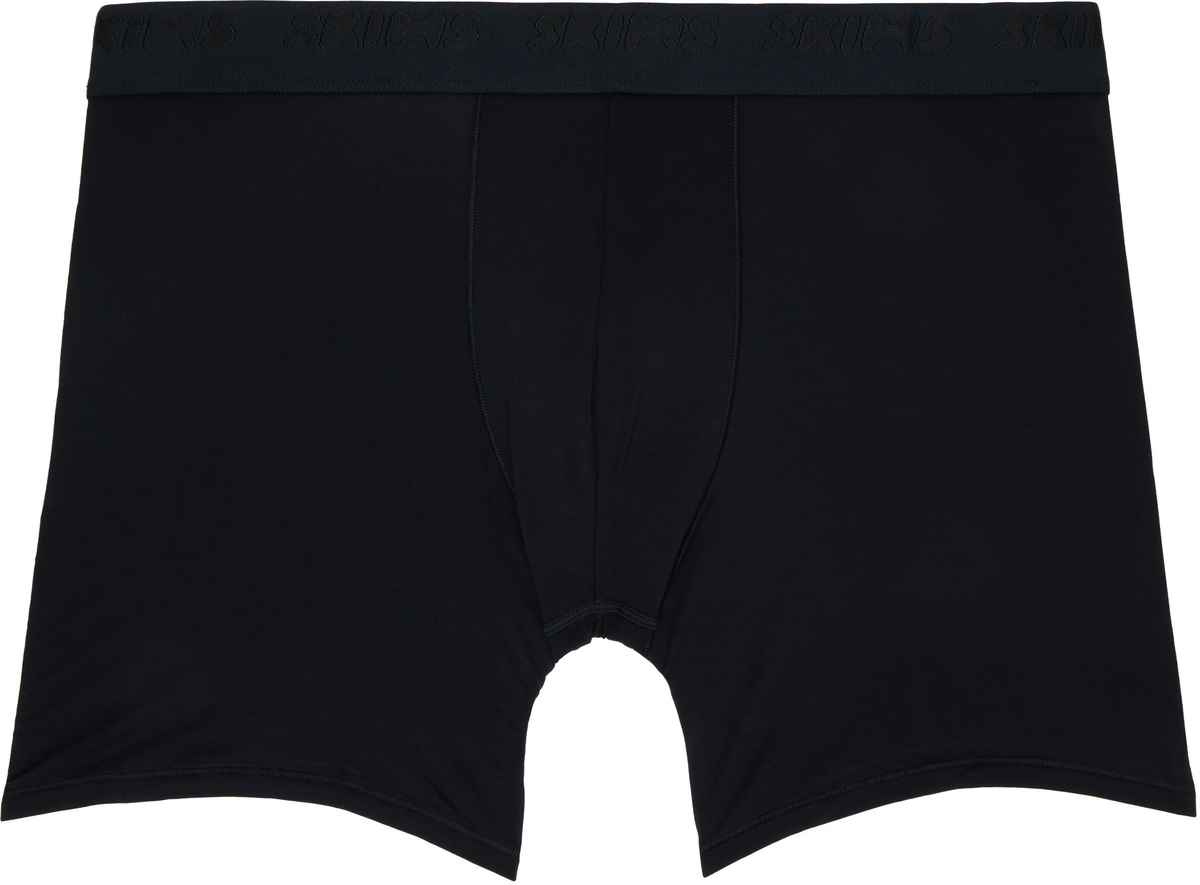 SKIMS Three-Pack Black SKIMS Stretch 5 Boxer Briefs