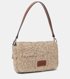 Staud Timmy Small crochet raffia shoulder bag