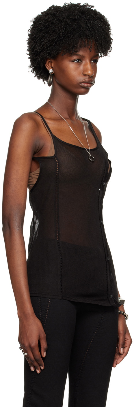 Hyein Seo Black Strap Tank Top Hyein Seo