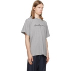 MM6 Maison Margiela Gray Cotton Jersey T-shirt