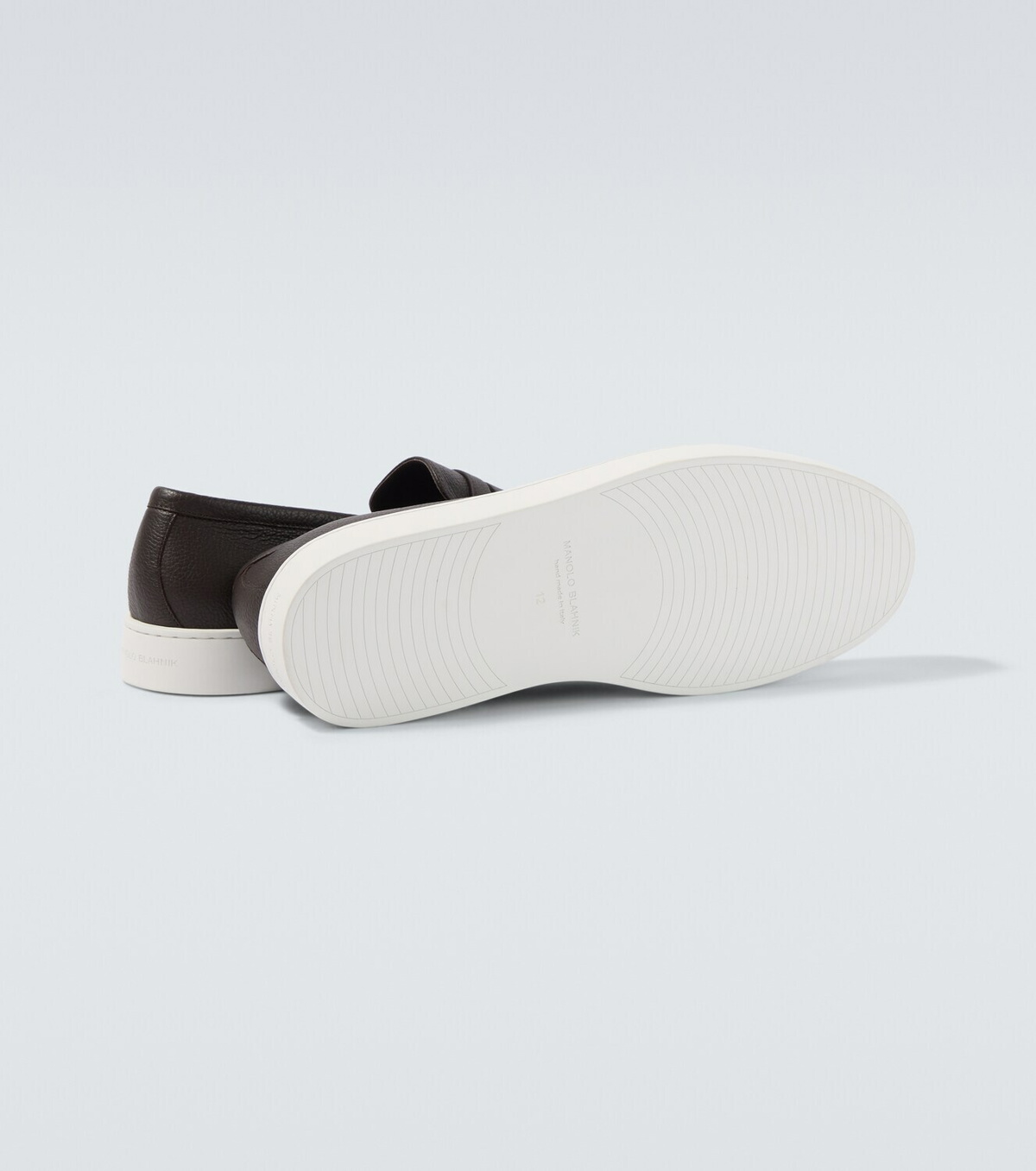 Manolo Blahnik Ellis leather loafers
