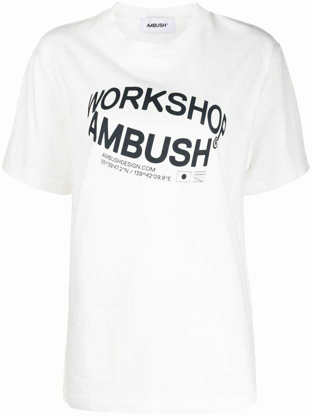 AMBUSH - Logo Cotton T-shirt Ambush