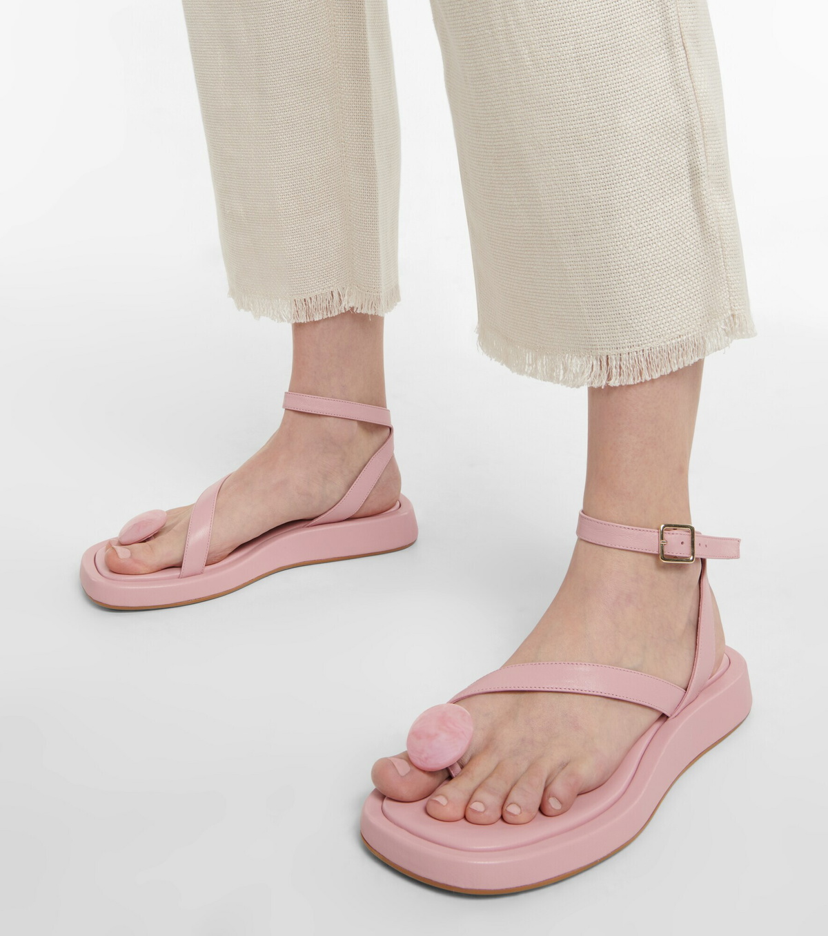 サンダル・ミュール GIA BORGHINI ROSIE 18 GIA/RHW LEATHER SANDALS Gia Borghini - GIA/RHW Rosie 18 leather sandals Gia Borghini