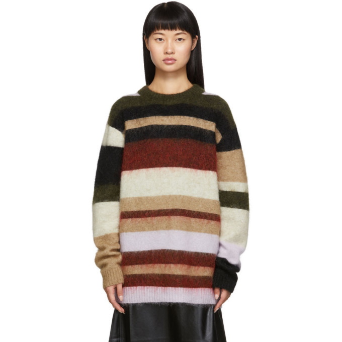 acne  Kalbah striped knitted jumper