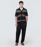 Orlebar Brown Fabien crochet cotton and linen shirt