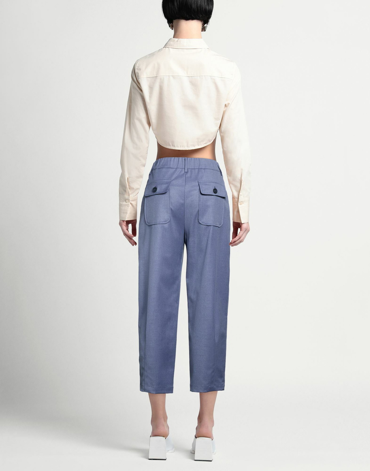 Alessia Santi Womens Pants Light in Blue