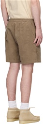 FRAME Tan Three-Pocket Shorts