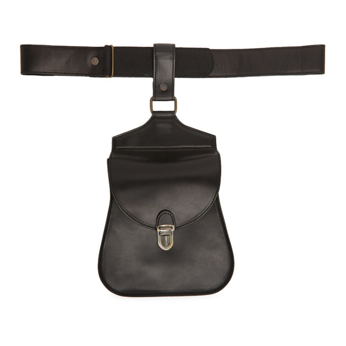 Cherevichkiotvichki Black Mini Belt Bag