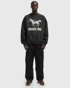 Rhude DINERO CREWNECK Black Mens Sweatshirt