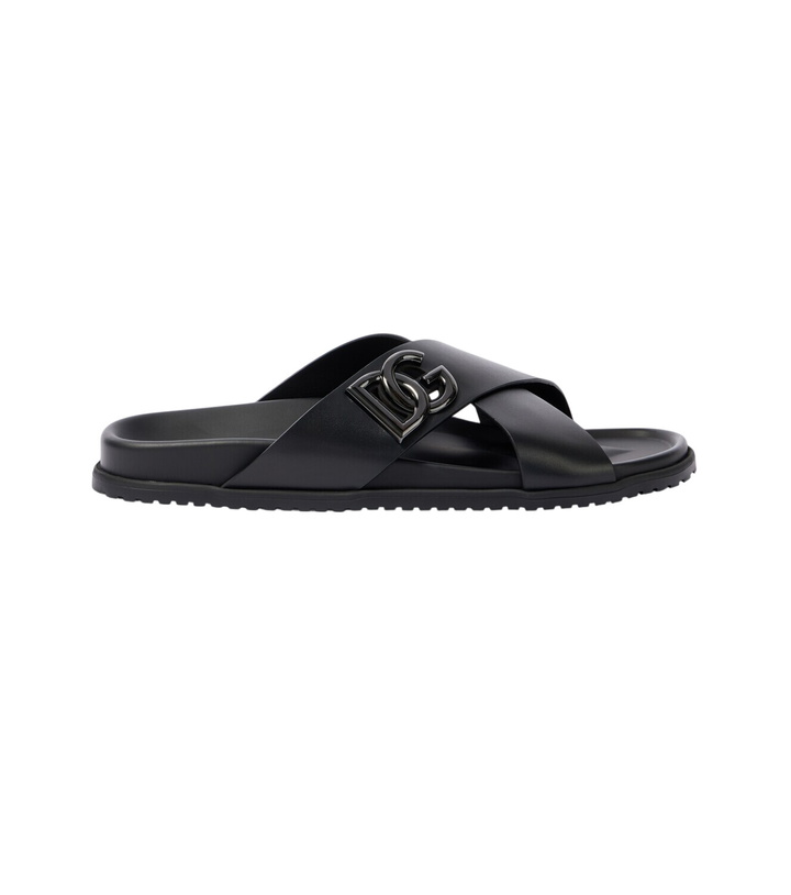 Photo: Dolce&Gabbana Leather slides