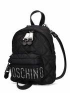 MOSCHINO - Crystal Logo Mini Backpack