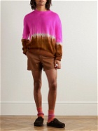 The Elder Statesman - Tranquility Tie-Dyed Cashmere Sweater - Pink