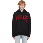 Diesel Black Embroidered Brave Hoodie