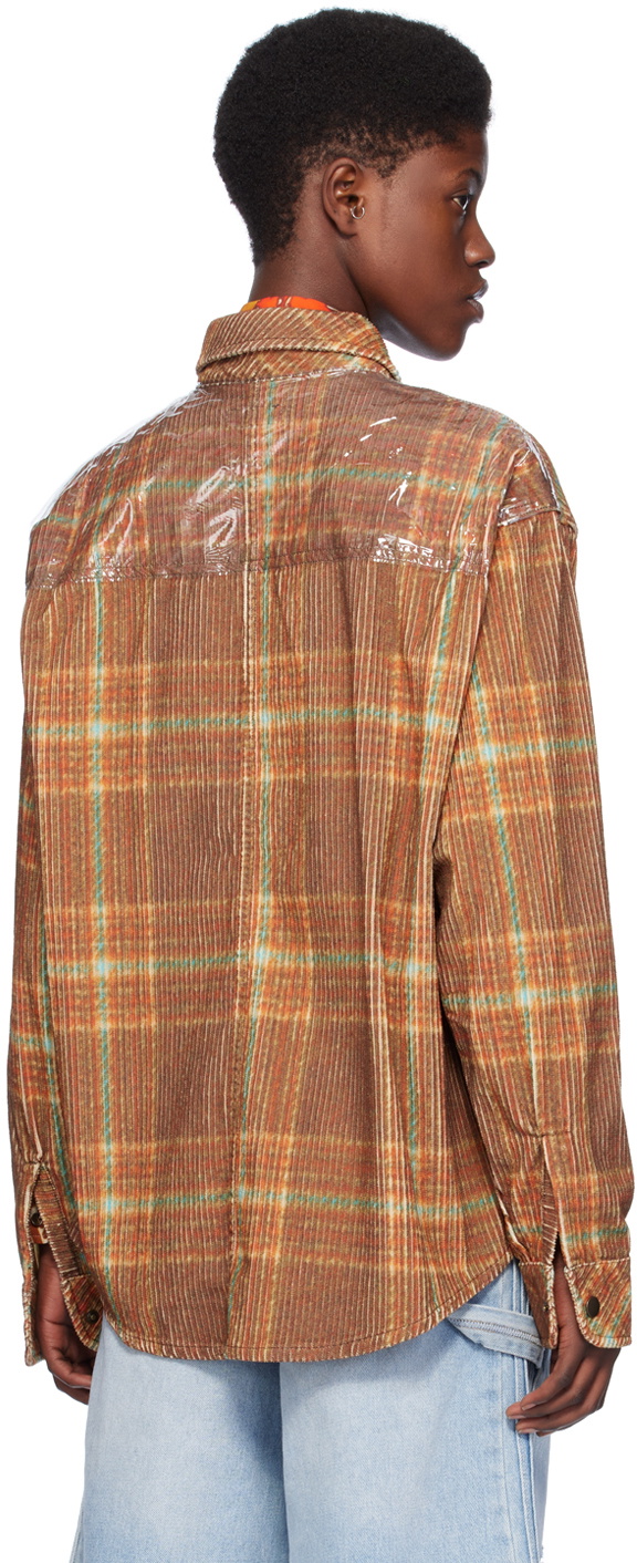 ERL Brown Check Shirt