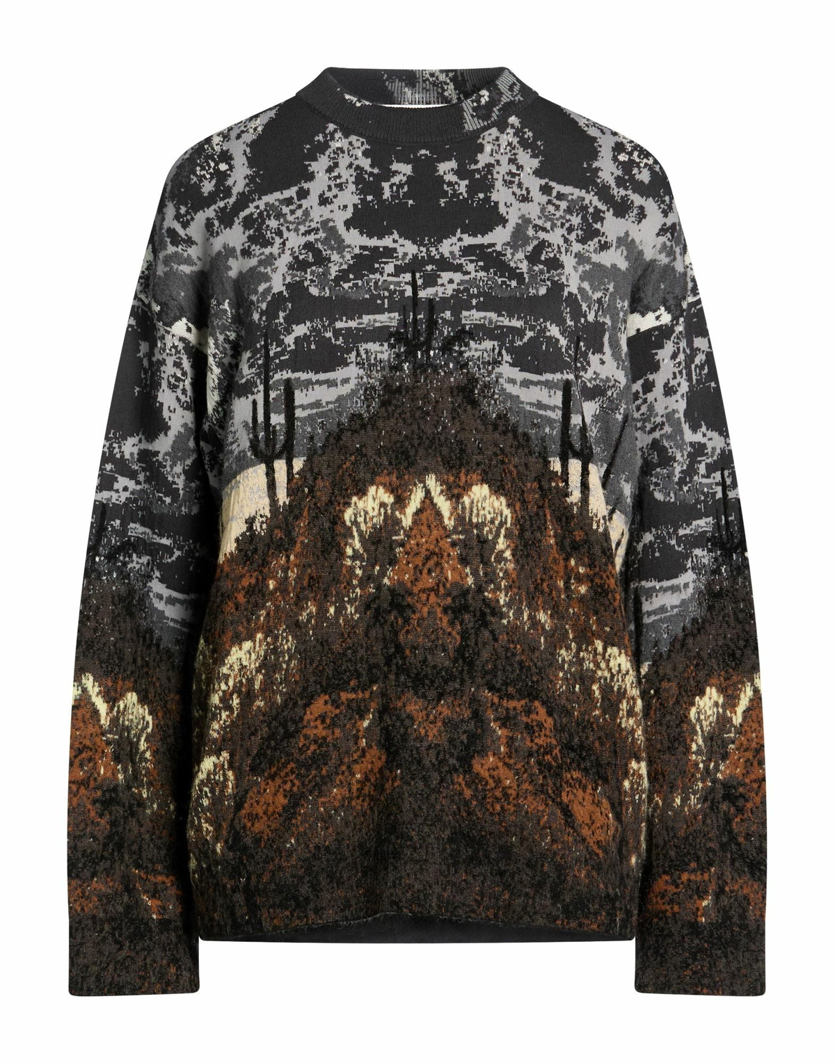Laneus Womens Sweater in Grey