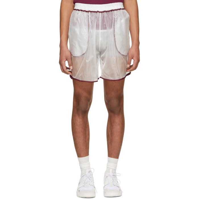 Photo: Daniel W. Fletcher White Contrast Binding Shorts 