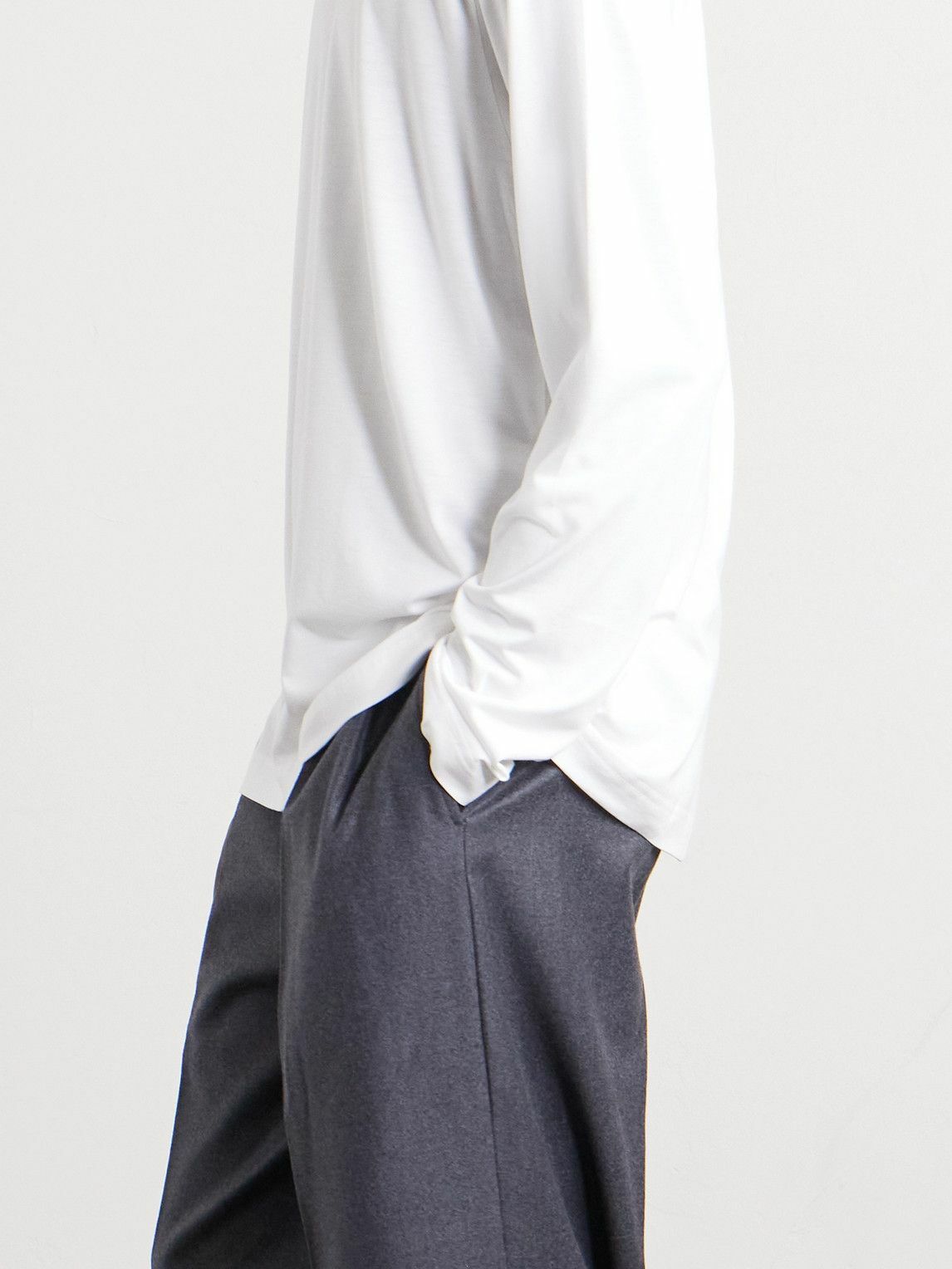 CDLP - Lyocell and Pima Cotton-Blend Jersey T-Shirt - White