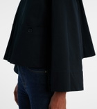 Frame Small cotton trench jacket