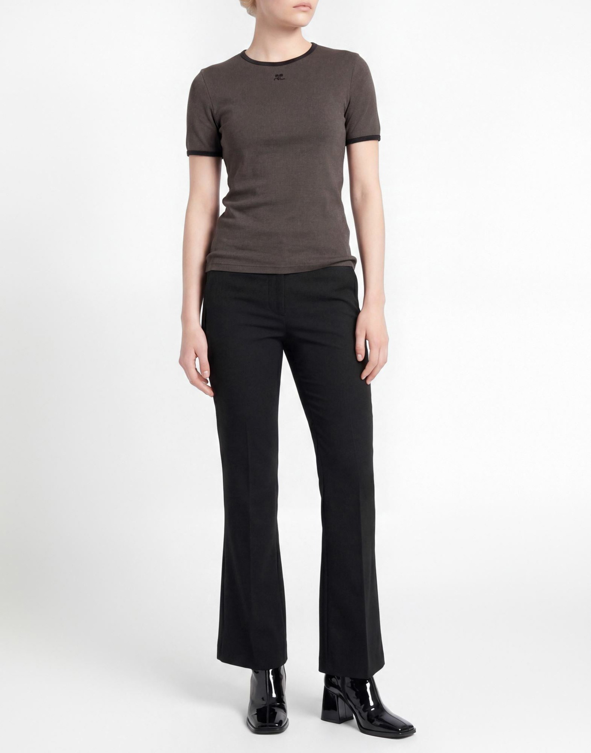 Courrèges Womens T-shirt Lead