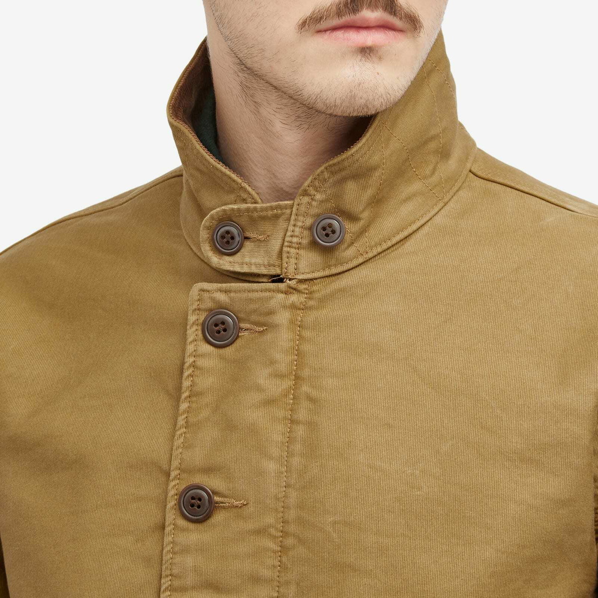 RRL Men's Bower Lined Deck Jacket in Khaki Drab RRL RRL Men's Bower Lined Deck Jacket in Khaki Drab RRL