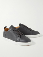 Christian Louboutin - Rantulow Full-Grain Leather Sneakers - Gray