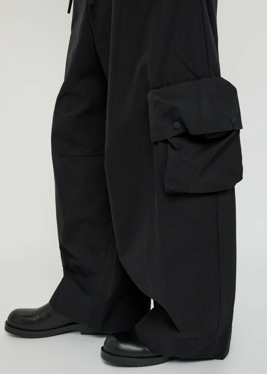 Simone Rocha Drawstring Cargo Trousers Black