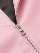 Loewe - Leather Hooded Coat - Pink