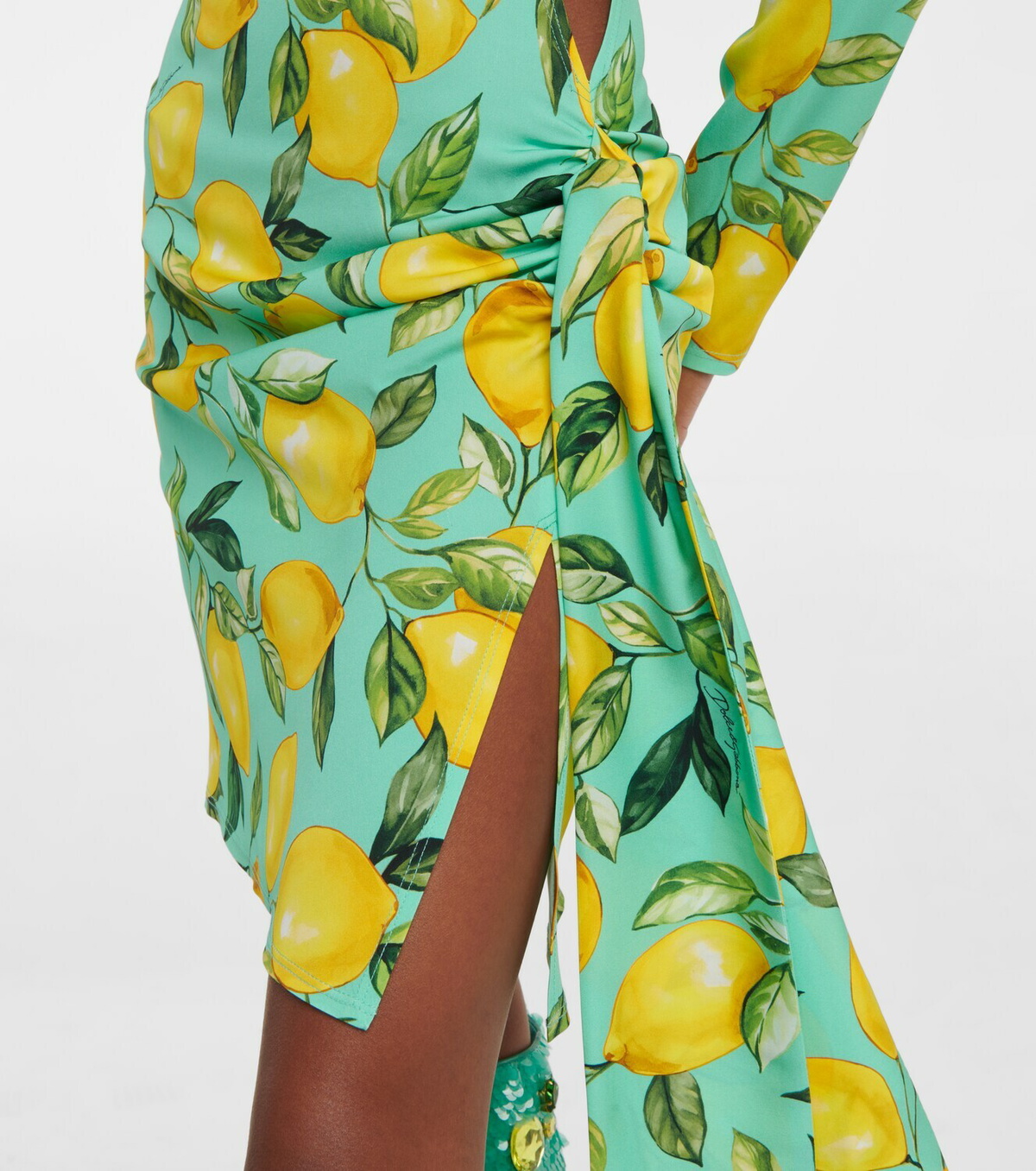 Dolce&Gabbana - Printed silk-blend minidress Dolce & Gabbana