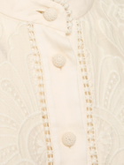 ZIMMERMANN Ottie Linen Embroidered Mini Dress