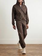 DISTRICT VISION - Nylon Track Jacket - Brown