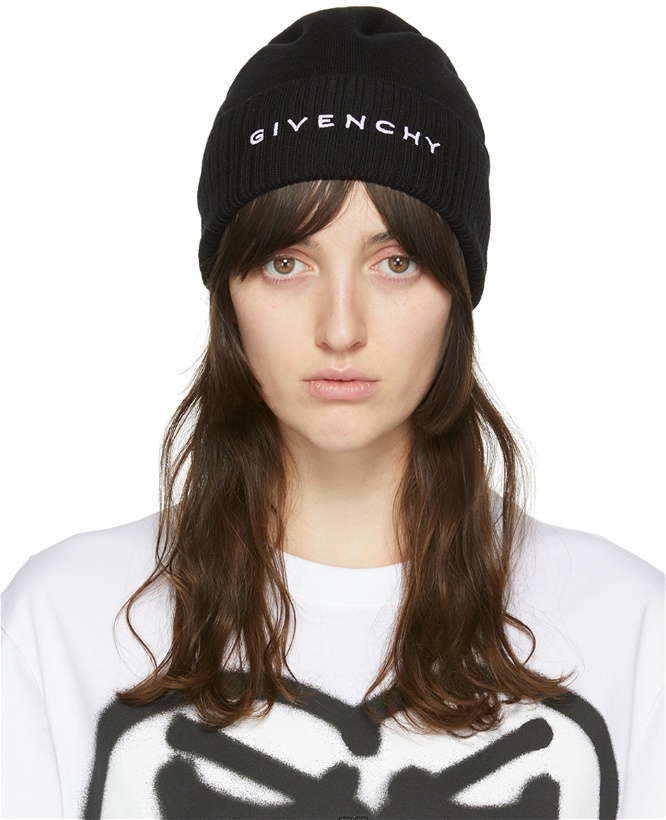 Photo: Givenchy Black Wool Beanie