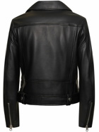 ACNE STUDIOS - Belted Leather Biker Jacket