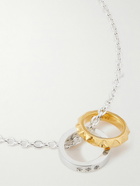 Jam Homemade - Rhodium and Gold-Plated Silver and Diamond Necklace