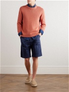 Massimo Alba - Straight-Leg Cotton-Blend Shorts - Blue