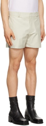 Steven Passaro Gray Zip-Fly Shorts