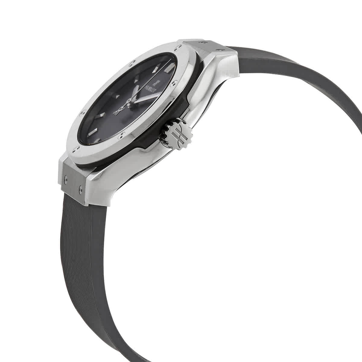 Hublot Classic Fusion Quartz Grey Dial Ladies Watch 581.NX.7071.RX