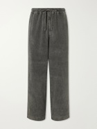 Officine Générale - Fernand Wide-Leg Cotton-Blend Corduroy Trousers - Gray